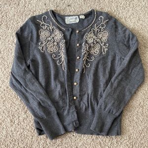 Anthropologie embellished cardigan